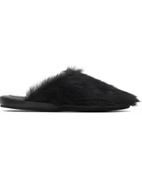 Marni Black Fussbett Sabot Slippers 00nblack