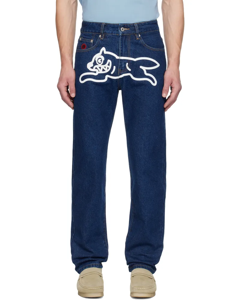 ICECREAM Indigo Running Dog Jeans Indigo
