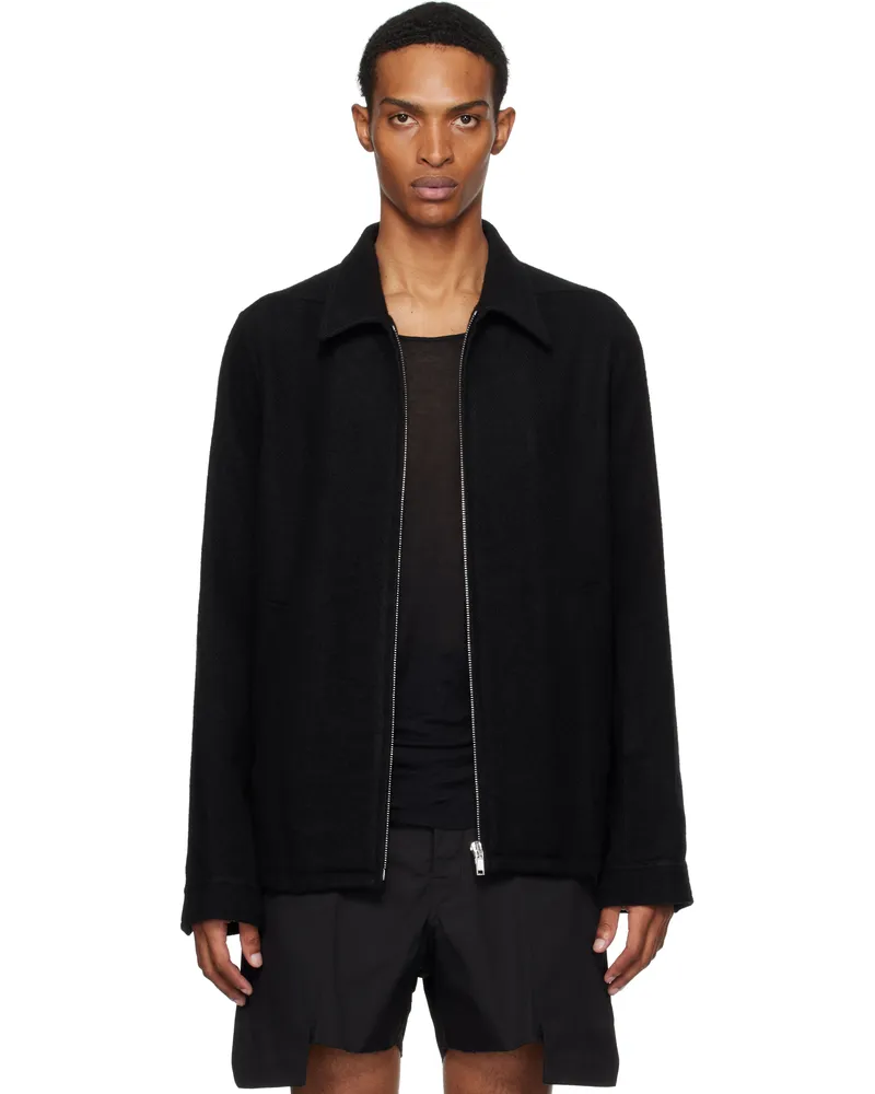 Rick Owens Black Concordians Brad Jacket 09