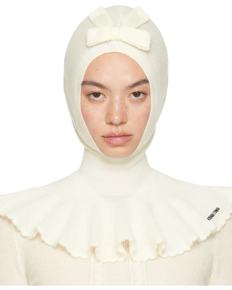 SHUSHU/TONG White Cape Balaclava Wh100