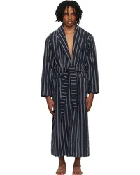 TEKLA Navy Classic Bathrobe Antwerp