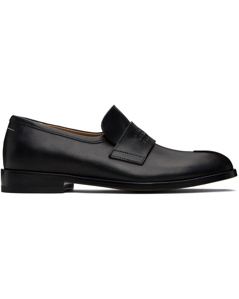 Maison Margiela Black New Classic Stitch Loafers T8013