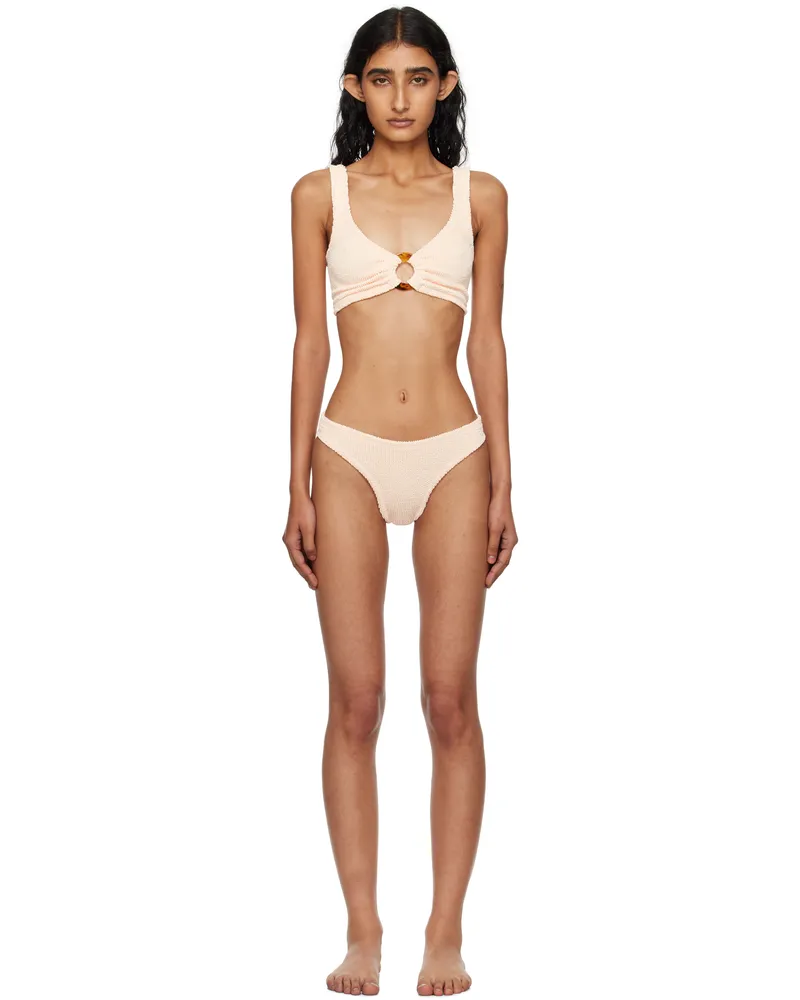 Hunza G Beige Julia Bikini Blush