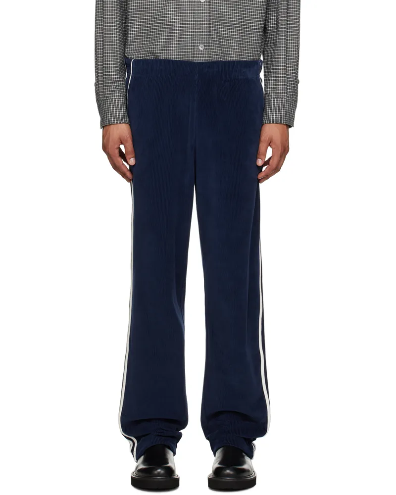 Kenzo Navy Kenzo Paris Striped Sweatpants Midnight