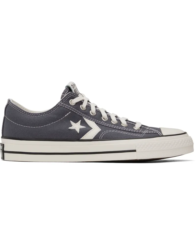 Converse Purple Star Player 76 Premium Canvas Sneakers Plum