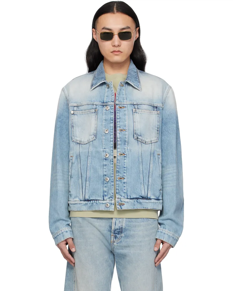 Lanvin Blue Regular Denim Jacket Light