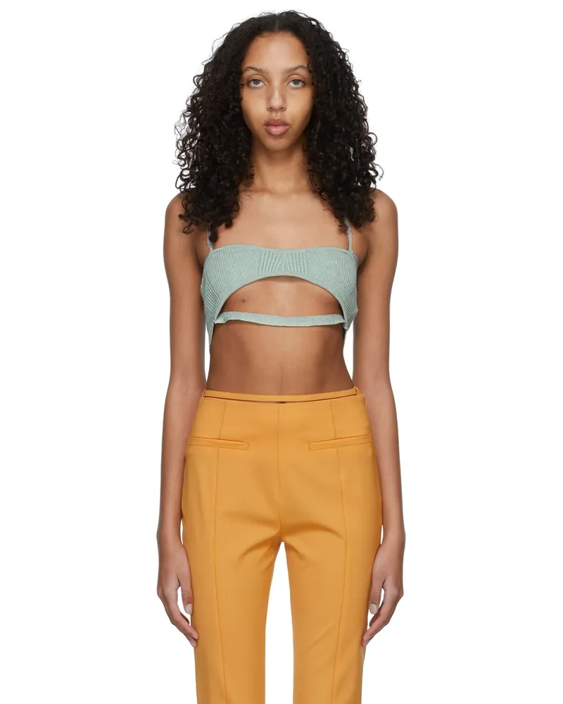 Jacquemus Blue 'Le Bandeau Beijo' Bra 320