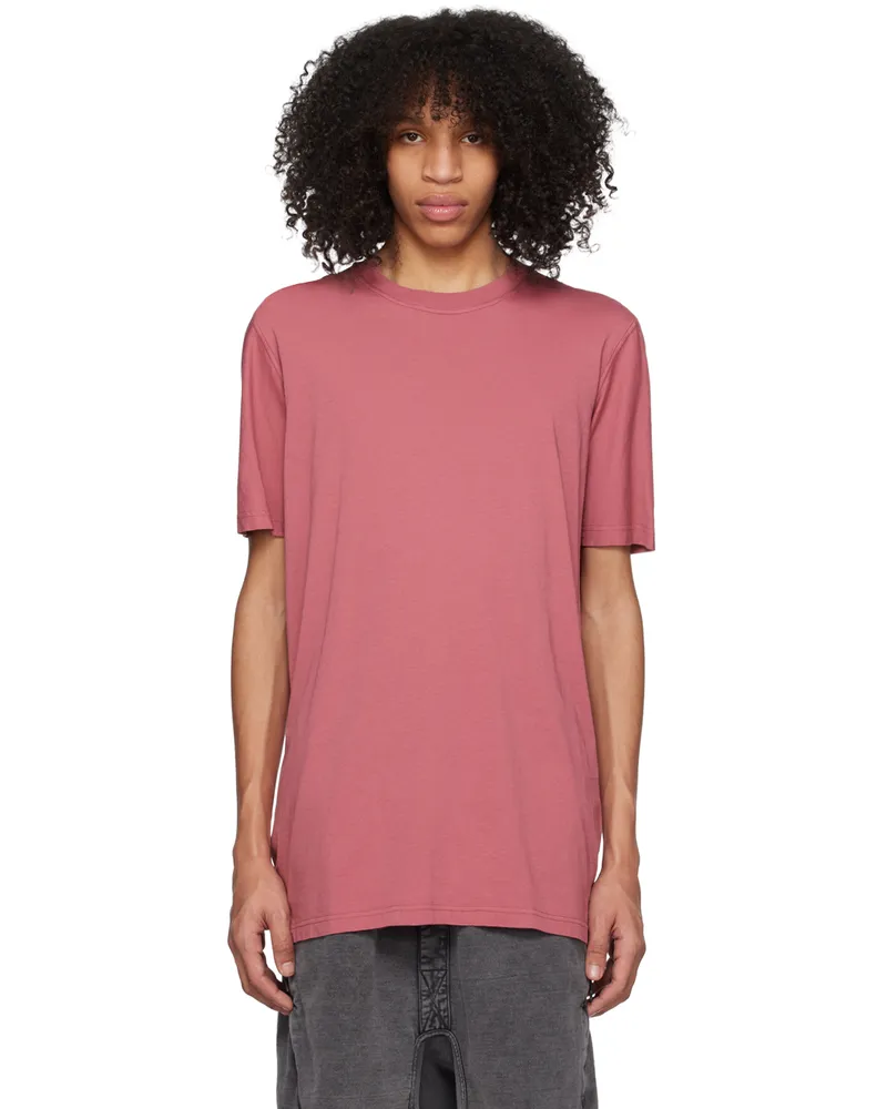 Boris Bidjan Saberi Pink Garment-Dyed T-Shirt Dry