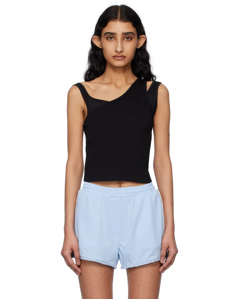 Kijun Black Layered Tank Top Black