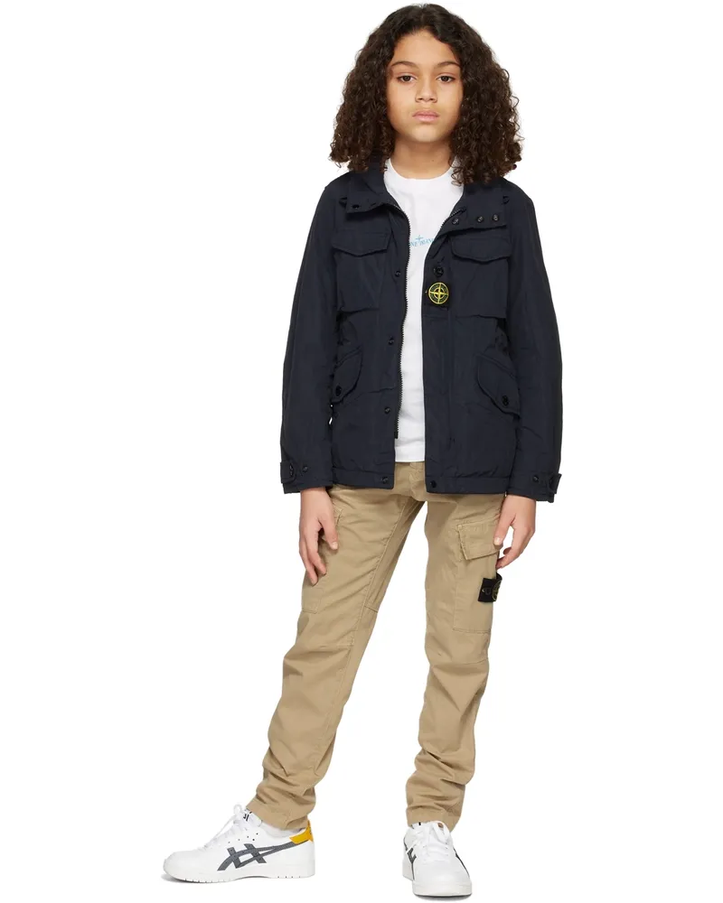 Stone Island Kids Navy Field Jacket V0020