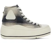 SSENSE Exclusive Black & Beige Kurt High Top Sneakers
