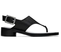 Black Anatomic Sandals