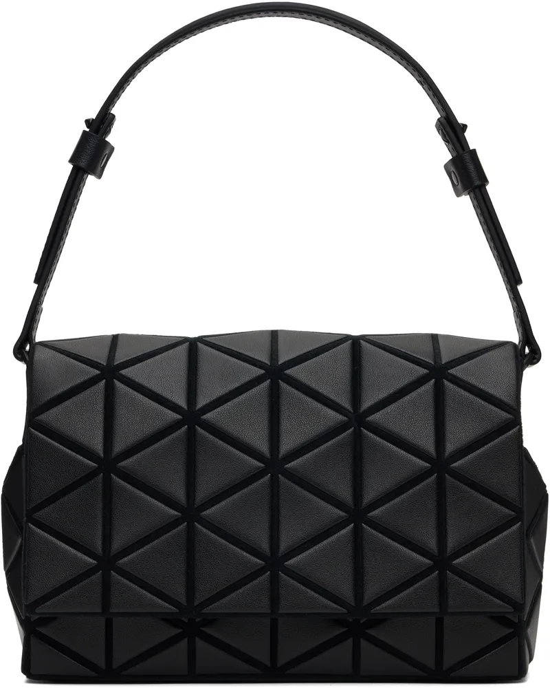 Issey Miyake Black Fossette Bag 16-matte
