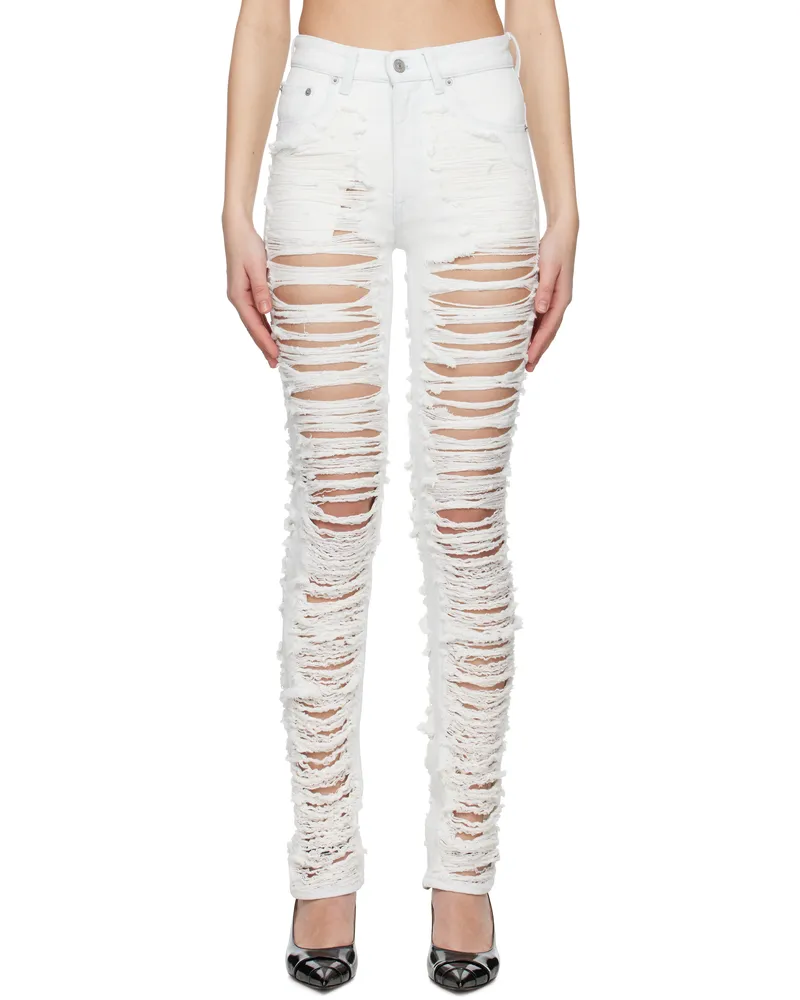 Maison Margiela White 5-Pocket Jeans 961