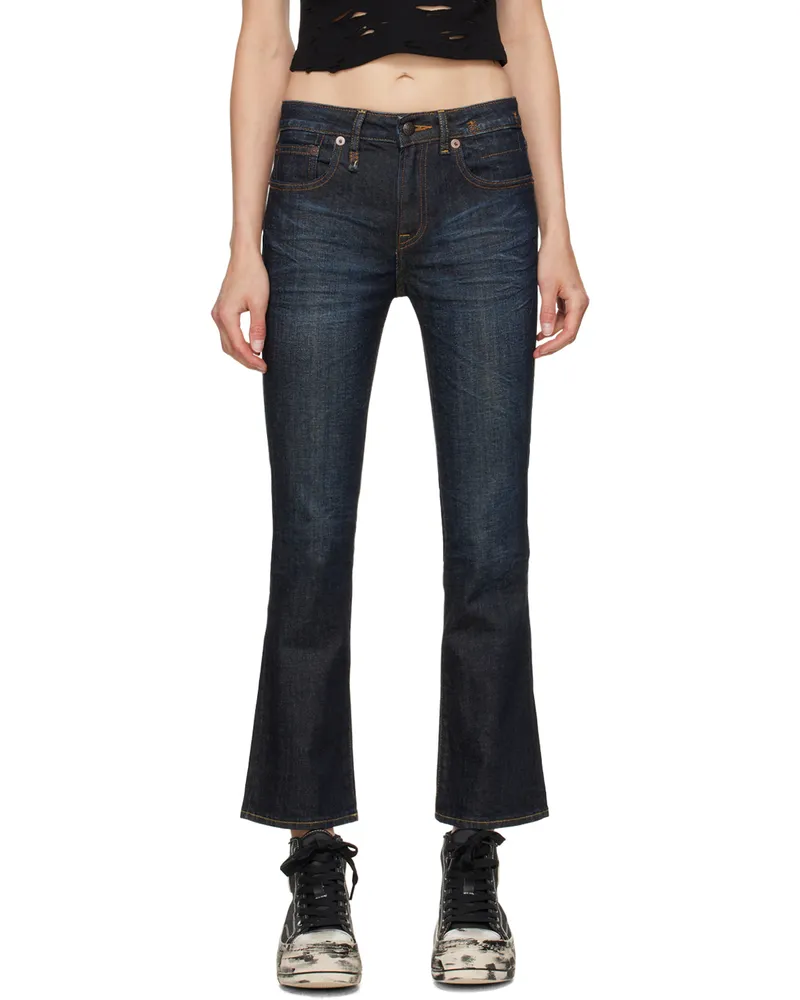 R13 Blue Kick Fit Jeans Avery