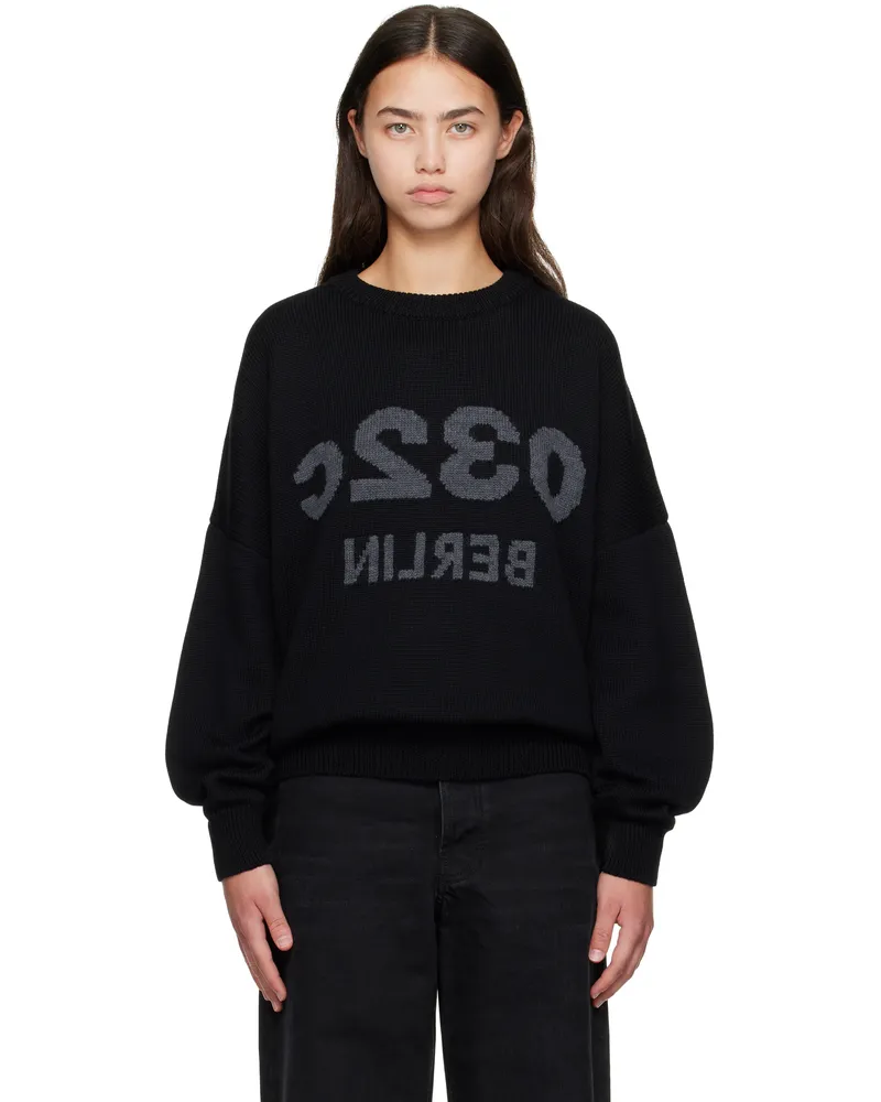 032c Black Selfie Sweater Black