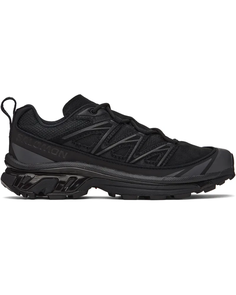 Salomon Black XT-6 Expanse Leather Sneakers Black