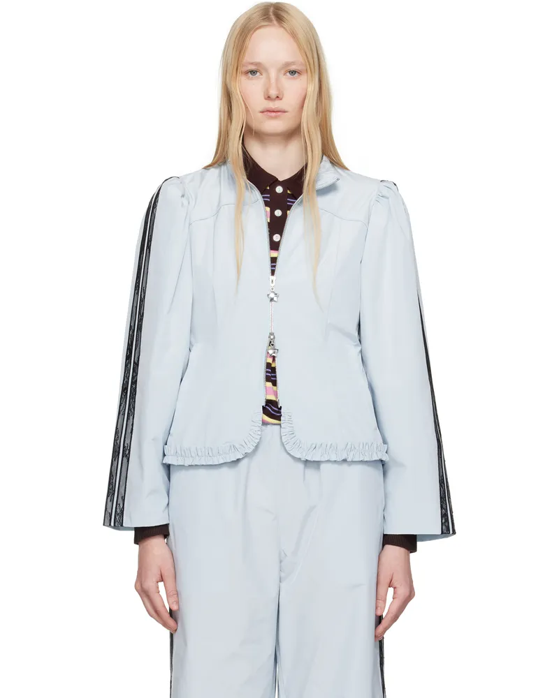Sandy Liang Blue Eileen Jacket Light