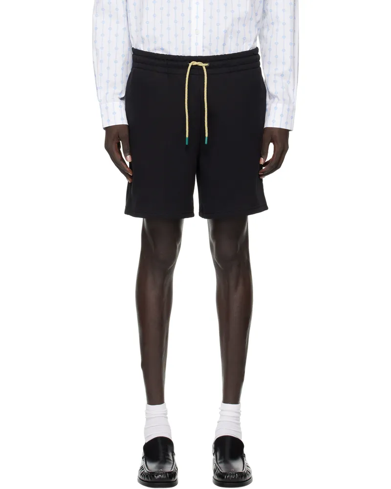 Casablanca Paris Black Montagne Sweat Shorts Casablanca