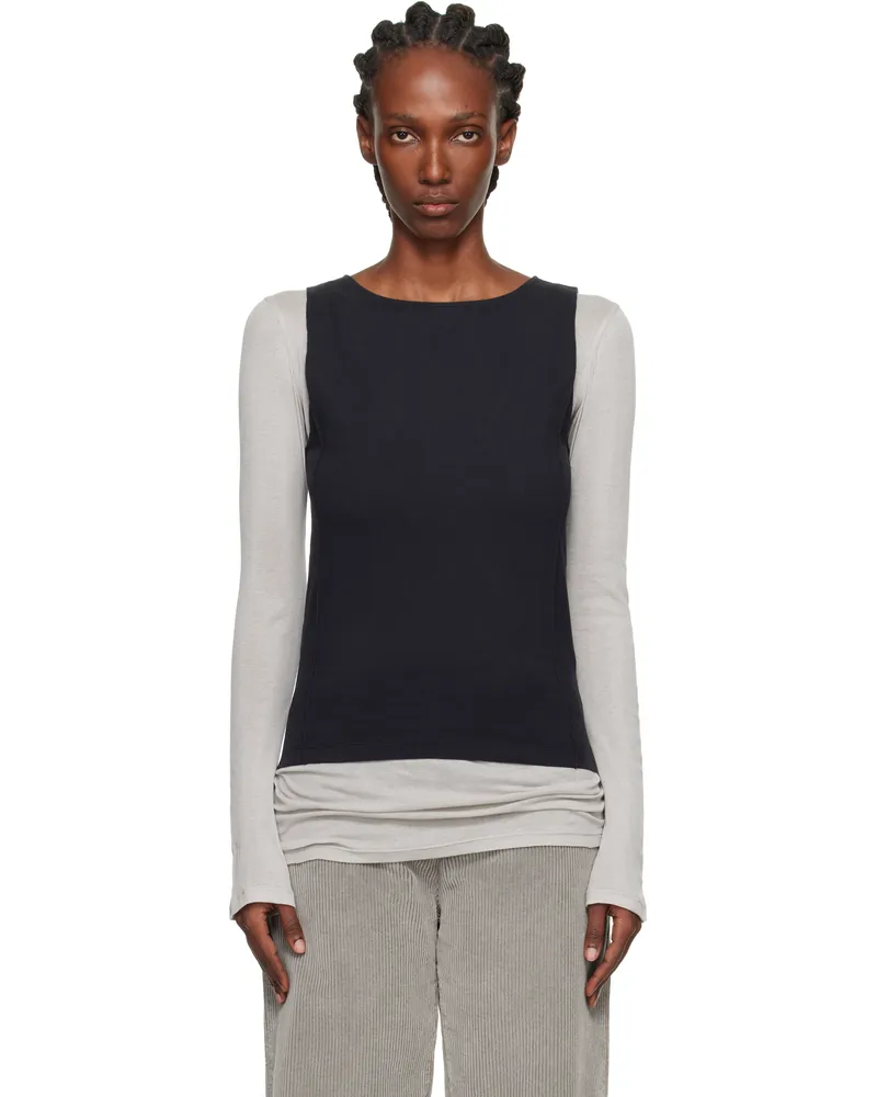 Our Legacy Black Lounge Top Cut