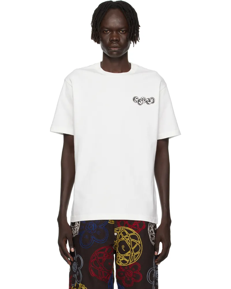 Kenzo Off-White Kenzo Paris 'KENZO Pachinko' Classic T-shirt Off