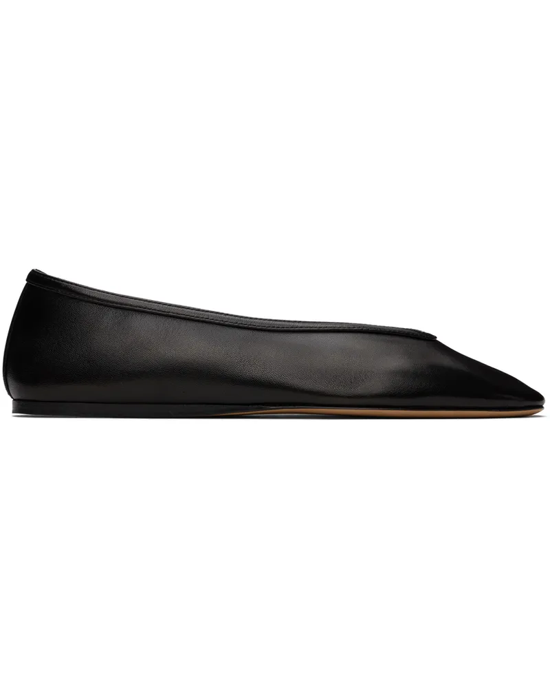 Le Monde Béryl Black Luna Slipper Ballerina Flats Bla