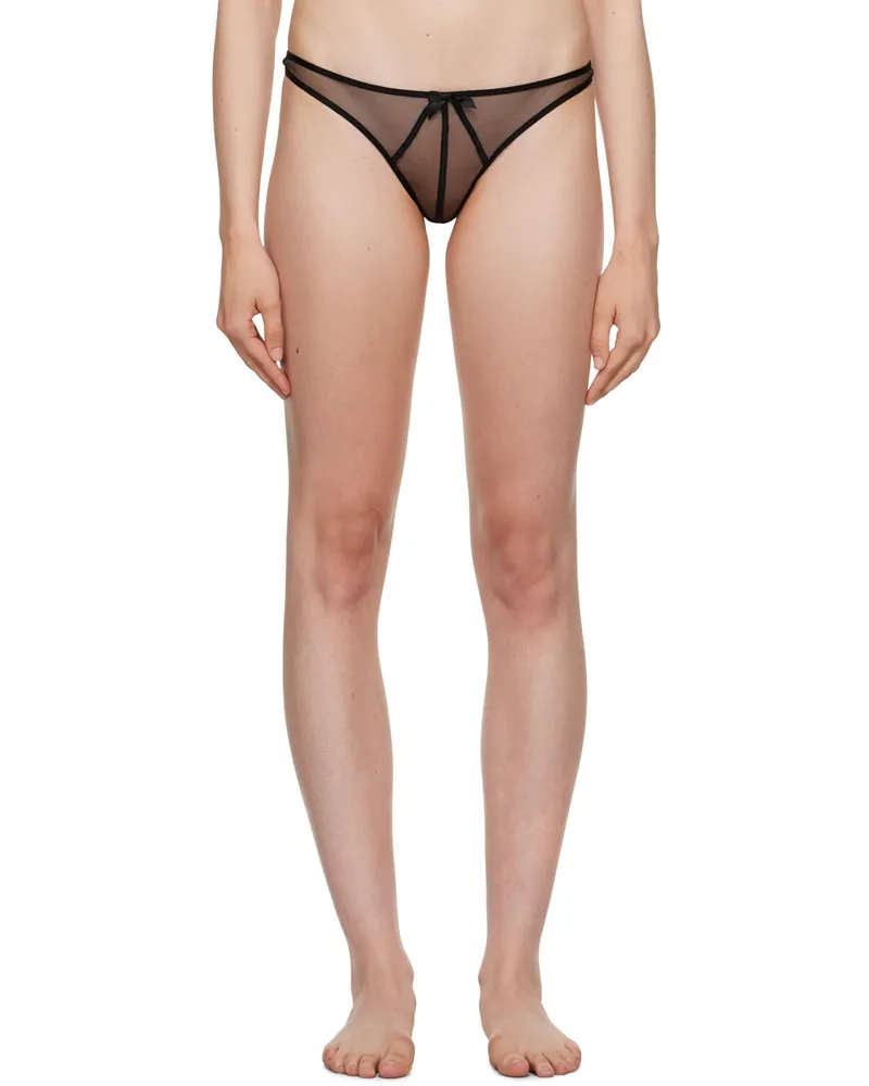 Agent Provocateur Black Ellise Thong 001000
