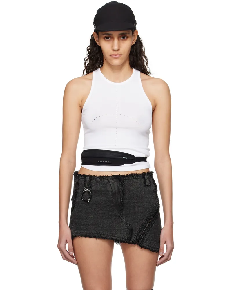 Hyein Seo White Crescent Knit Tank Top White
