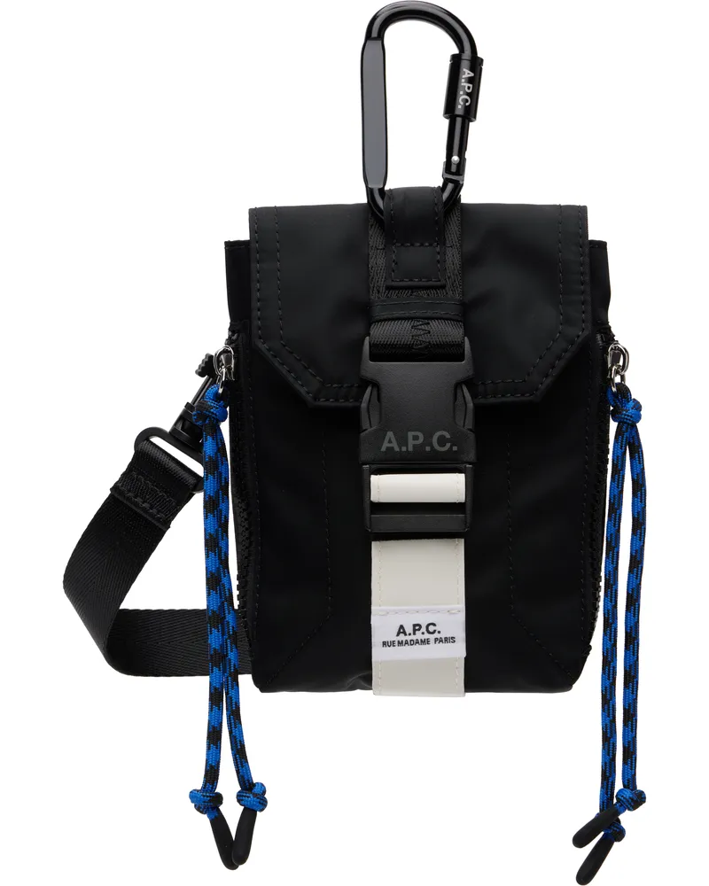 A.P.C. Black Trek Crossbody Pouch Lzz