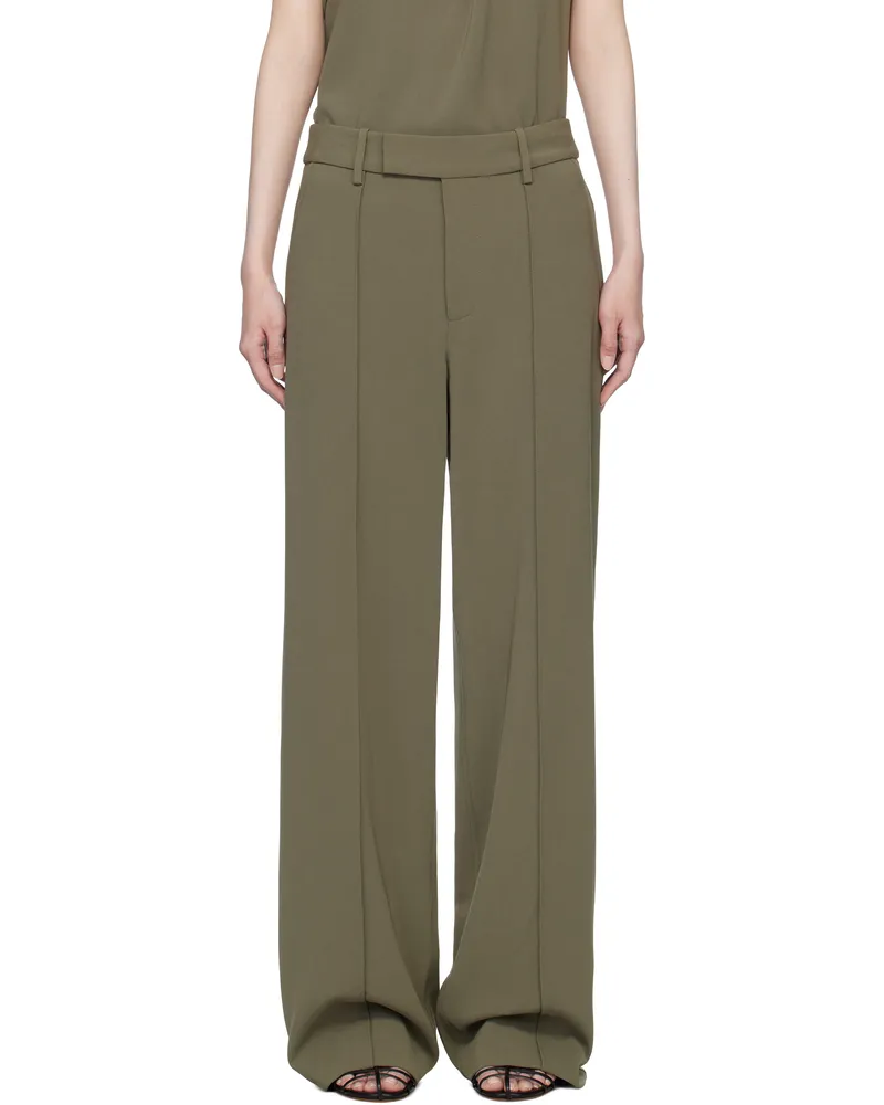 Proenza Schouler Khaki Weyes Trousers Wood