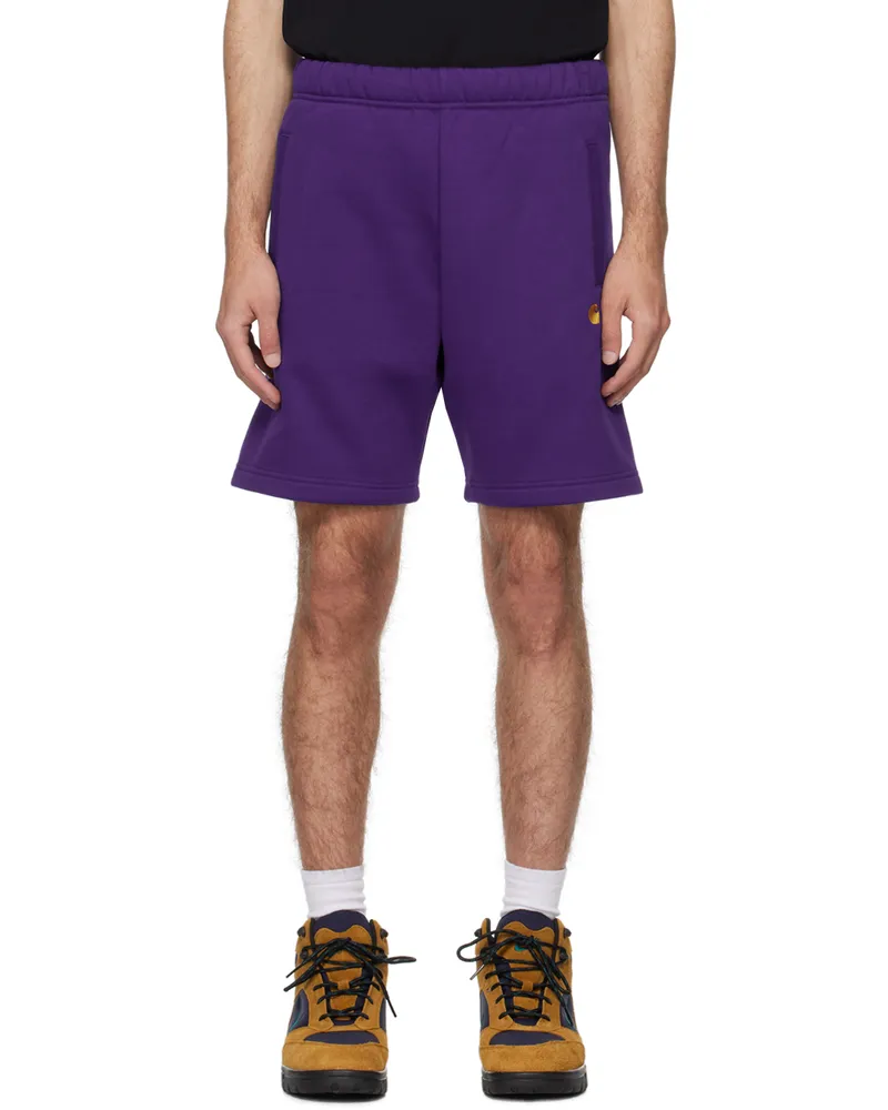 Carhartt WIP Purple Chase Shorts 1yvxx
