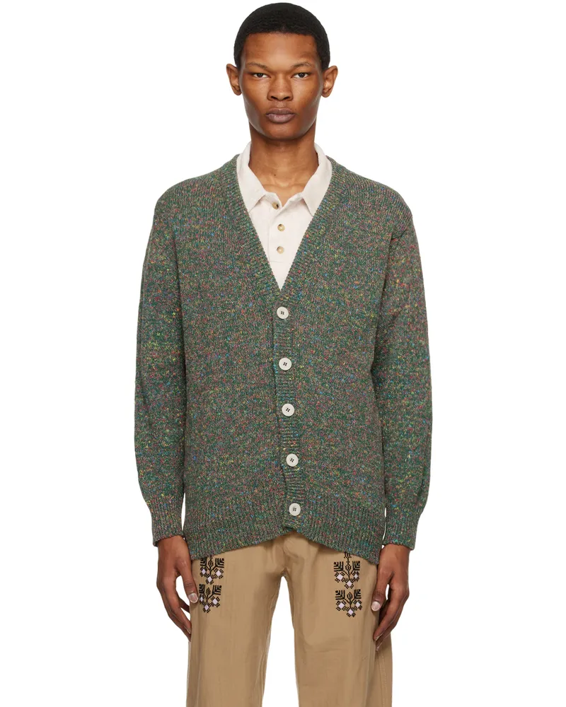 Howlin' Green Crystal Cardigan Mezcal