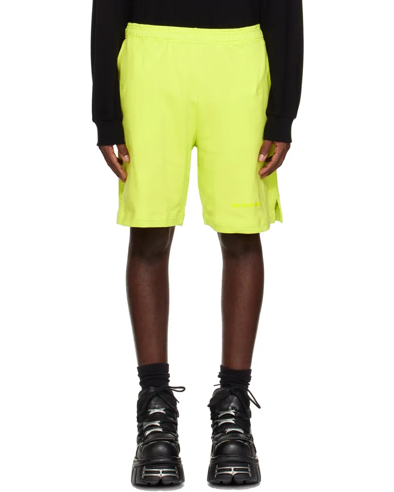 VTMNTS Yellow Drawstring Shorts Fluo
