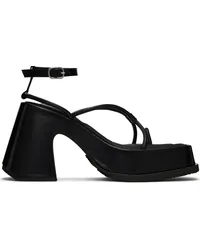 Eytys Black Olympia Heeled Sandals Leather