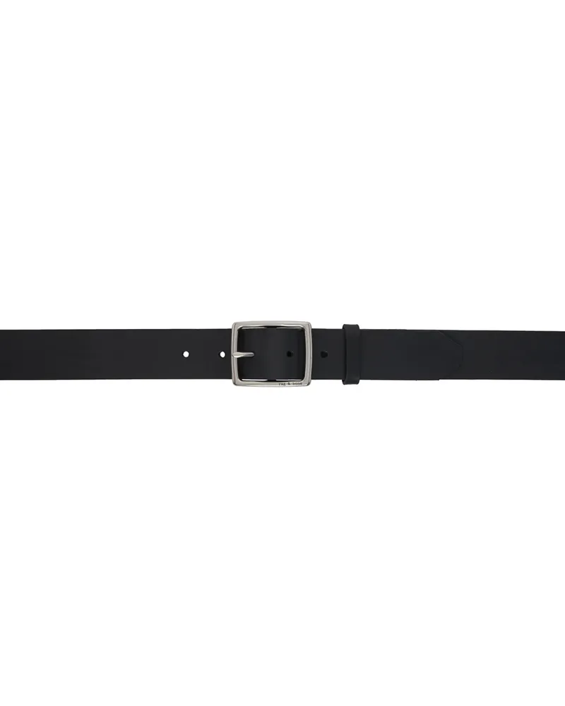 Rag & Bone Black Rugged Belt Blk