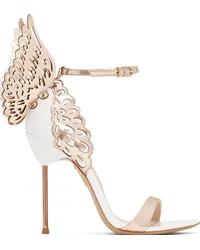 Sophia Webster White Evangeline Heeled Sandals White