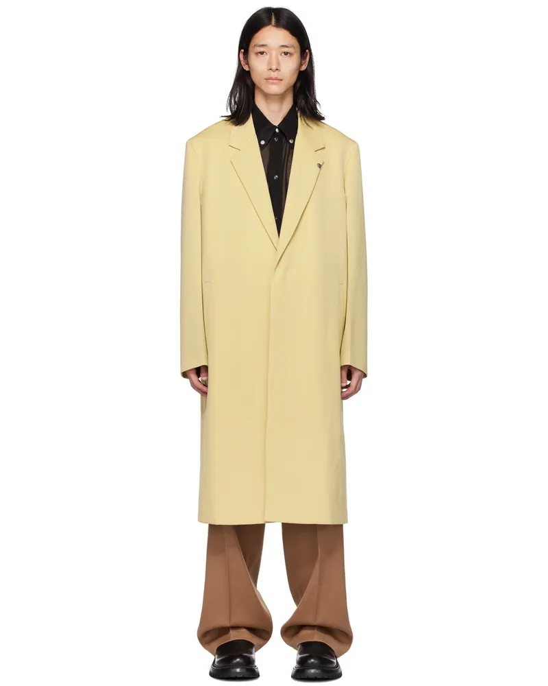 Jil Sander Beige Notched Coat 265