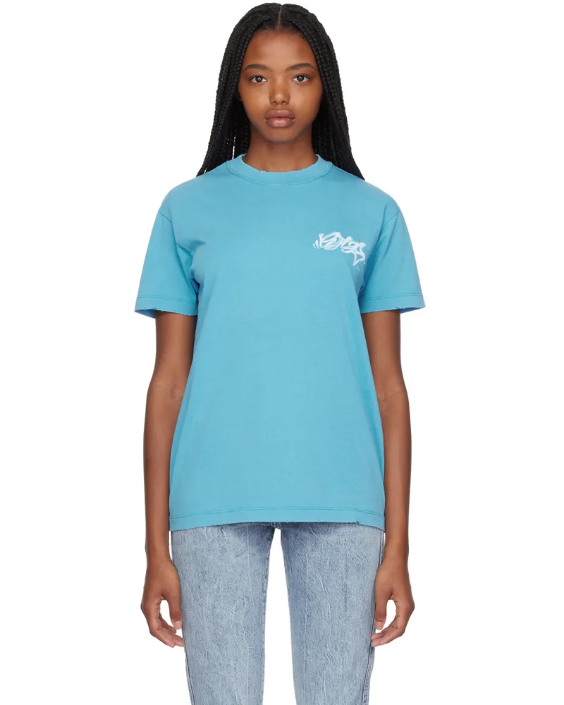 Eytys SSENSE Exclsuive Blue Jay T-Shirt Blue