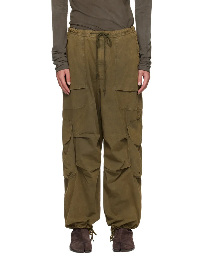 Entire Studios Tan Freight Cargo Pants Pine