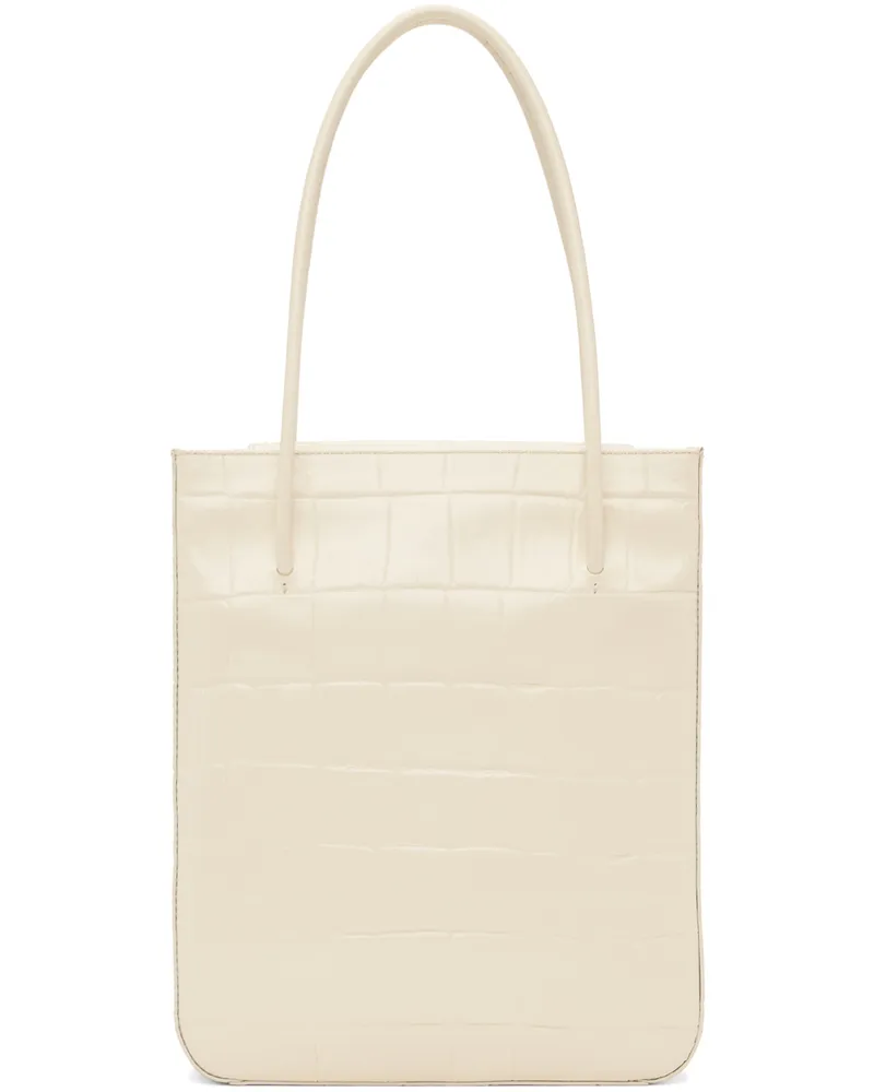 by FAR SSENSE Work Capsule – Off-White Script Tote Cream