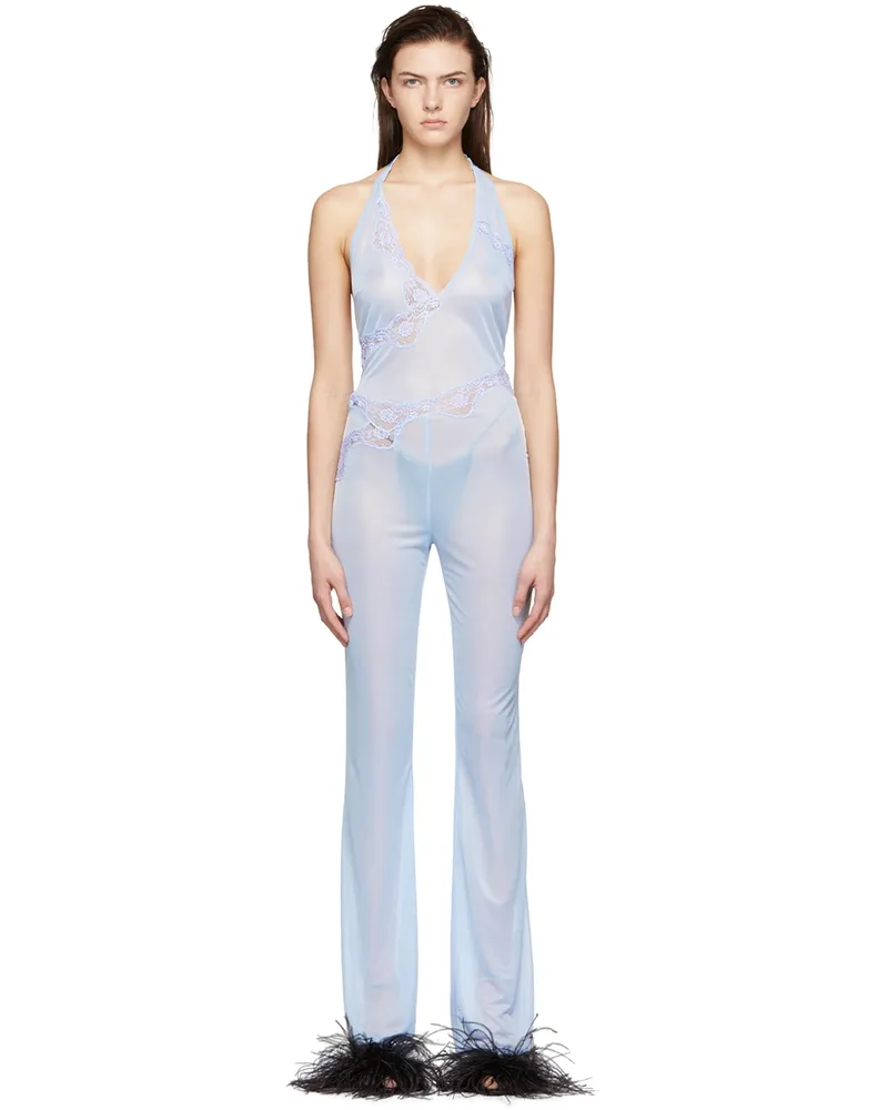 VAILLANT SSENSE Exclusive Blue Jumpsuit Baby