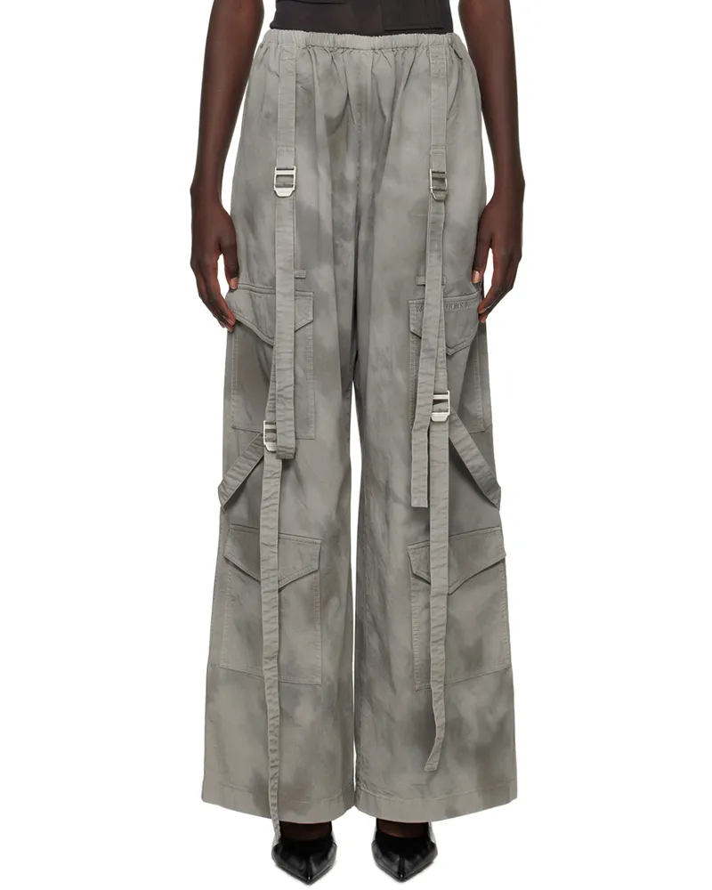 Acne Studios Gray Cargo Pocket Trousers Dlh
