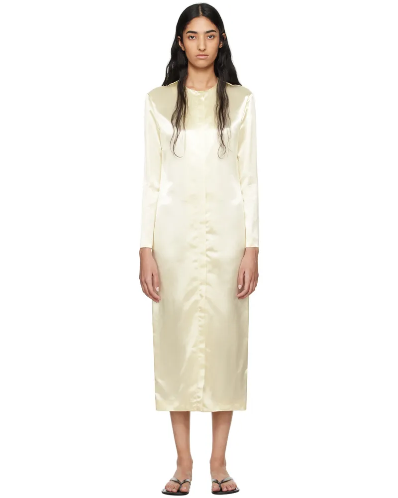 The Row Off-White Iside Maxi Dress Mil