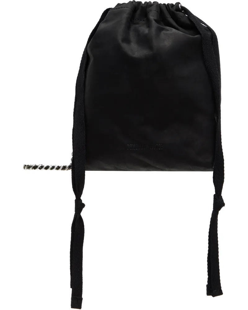 Ann Demeulemeester Black Vide Soft Medium Bag 099