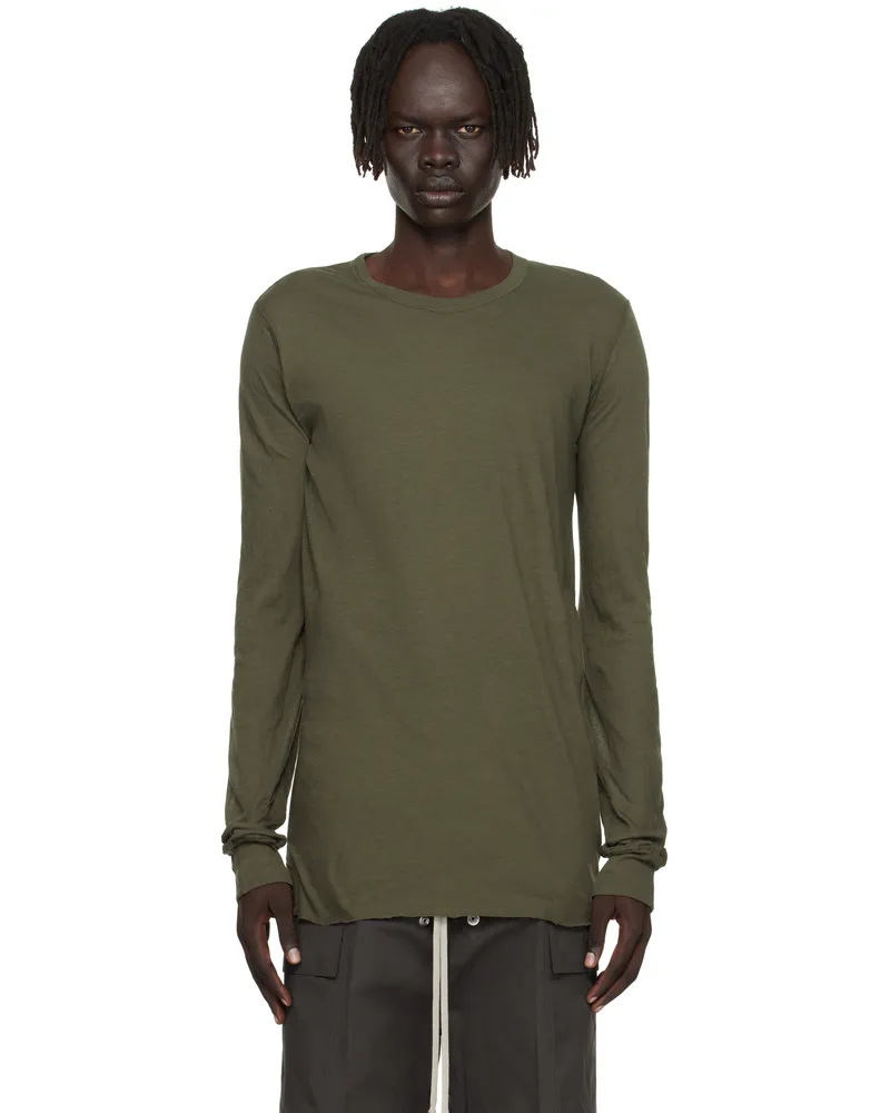 Rick Owens Khaki Concordians Basic LS T-shirt 25