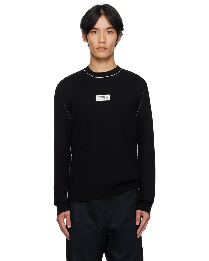 Maison Margiela Black Wool Sweater 900
