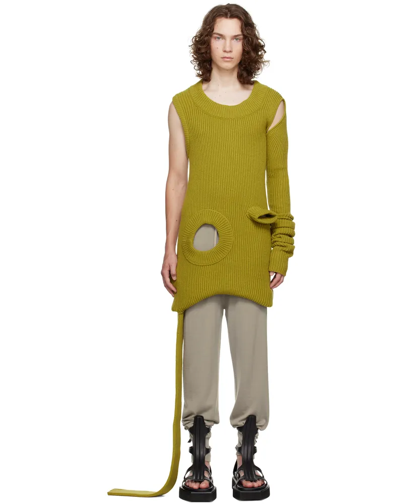 Rick Owens Green Banana Sweater 32