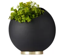 Black Globe Flower Pot