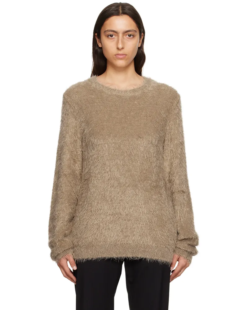 1017 ALYX 9SM Beige Crewneck Sweater Beg0003