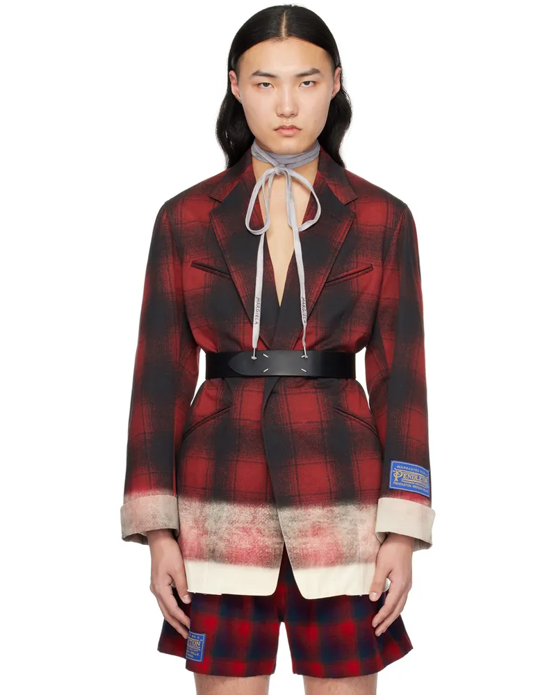 Maison Margiela Red Contrast Blazer 001s